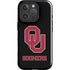 University of Oklahoma Sooners Black iPhone 16 Pro Impact Case